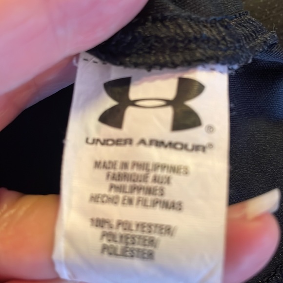 Under armour Heat gear loose long sleeve base layer top black YLG - Picture 7 of 7